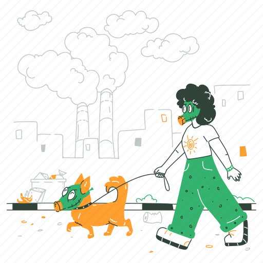 Air, pollution, bad air, factories, ecology, safe, eco illustration - Download on Iconfinder