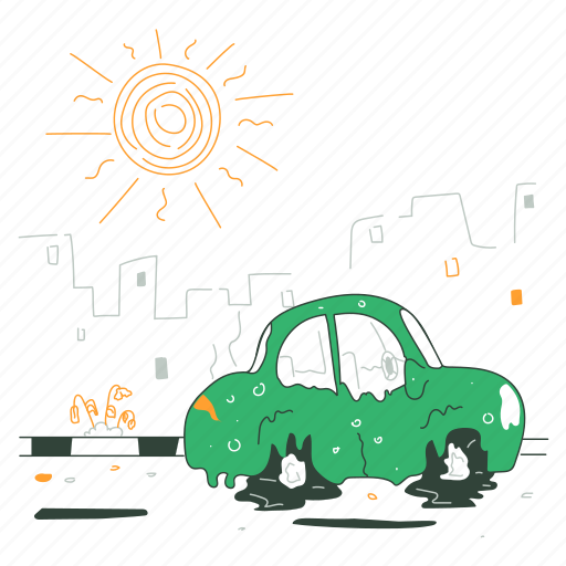 High, temperatures, melts, heat, problem, ecology, eco illustration - Download on Iconfinder