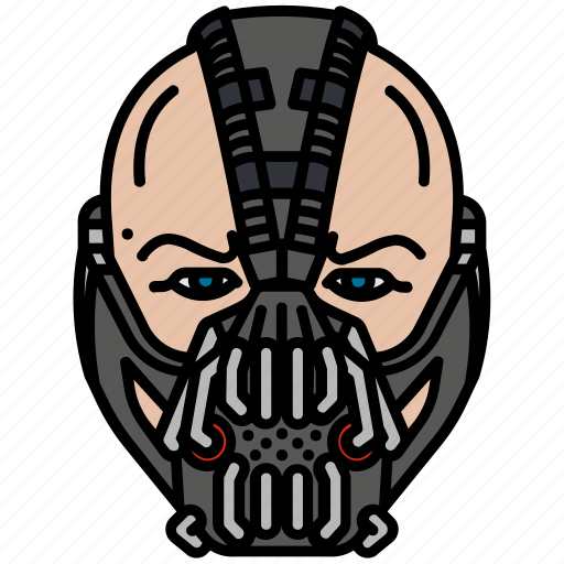 Bane, dc, face, mask, villain icon - Download on Iconfinder