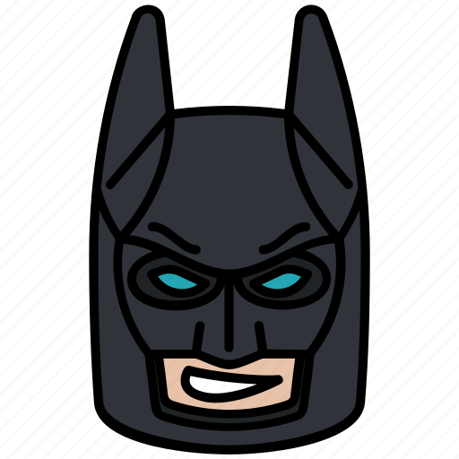 Batman, cowl, dc, mask, minifigure, toy icon - Download on Iconfinder