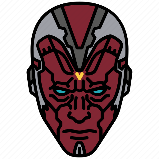 A.i., droid, marvel, mcu, vision icon - Download on Iconfinder