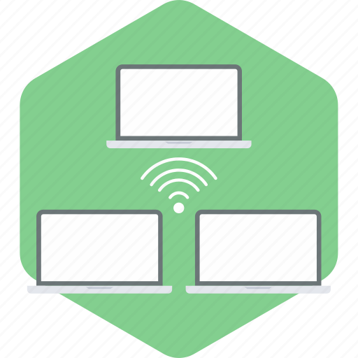 Computer, network, connection, internet, monitor, screen, wifi icon - Download on Iconfinder
