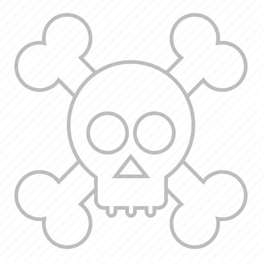 Skull, death, garbage, danger, remove, warning, exit icon - Download on Iconfinder