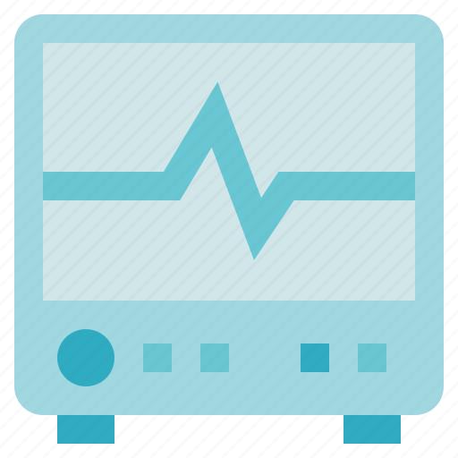 Ecg monitor, pulse, electrocardiogram, biology icon - Download on Iconfinder