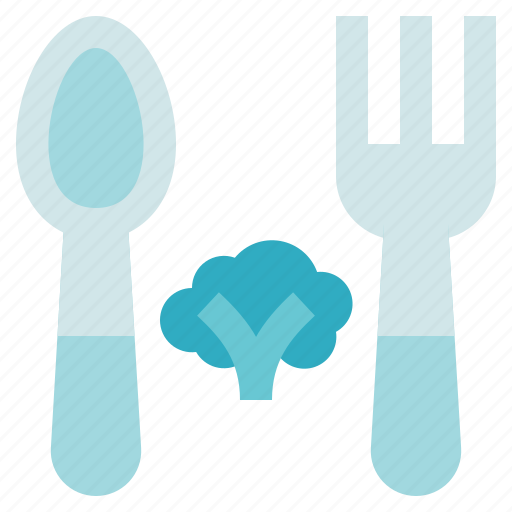 Fork, spoon, vegetarian, vegan icon - Download on Iconfinder