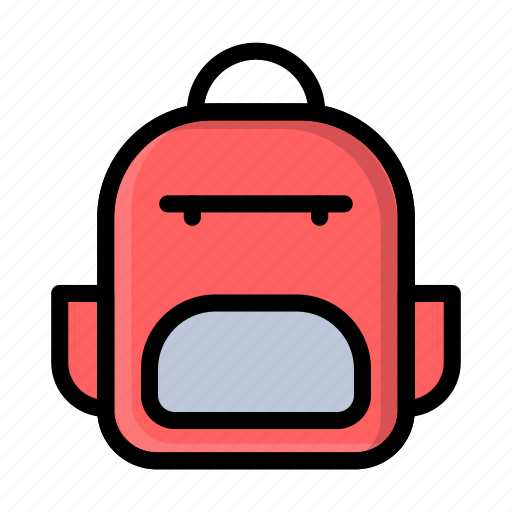 Backpack, students, books, carry, school icon - Download on Iconfinder