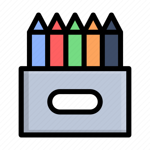 Colors, pencil, art, drawing, school icon - Download on Iconfinder