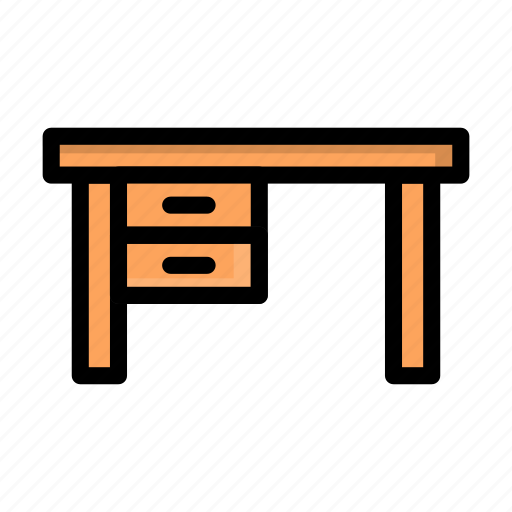 Table, desk, interior, classroom, school icon - Download on Iconfinder