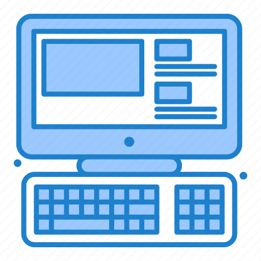 Computer, education, monitor, system icon - Download on Iconfinder