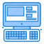 computer, education, monitor, system 