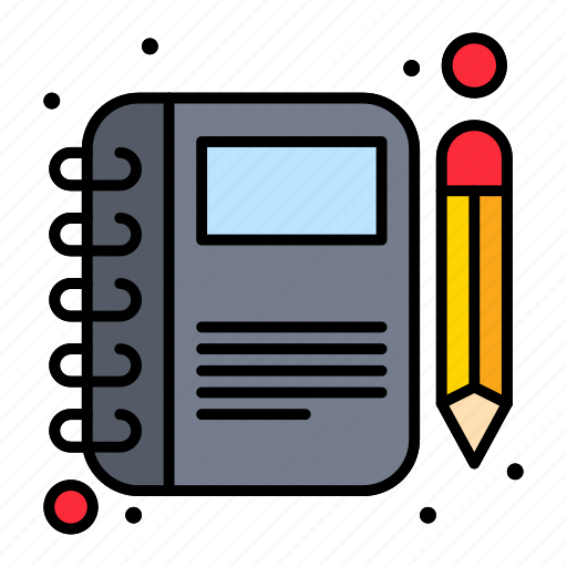 Diary, moleskin, note, notebook, pen icon - Download on Iconfinder