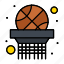 ball, basket, net, sports 