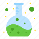 chemistry, experiment, flask