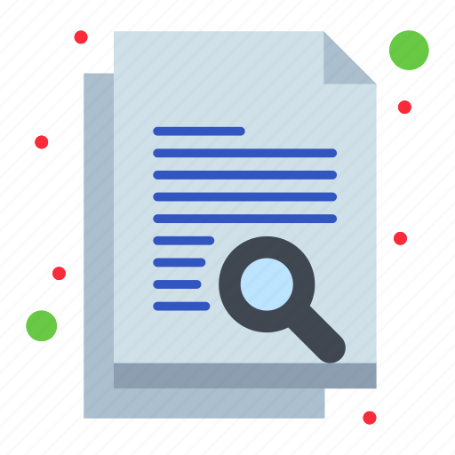 Document, paper, research, search icon - Download on Iconfinder