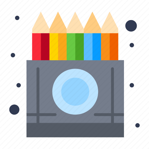 Box, color, crayons, drawing, pencil icon - Download on Iconfinder
