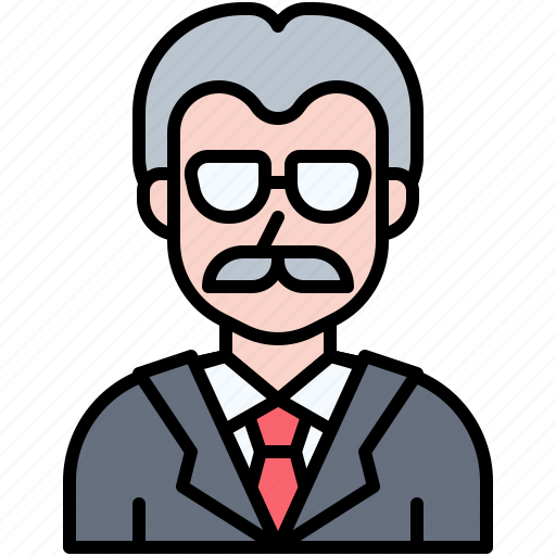 School, education, institution, learn, principal, senior icon - Download on Iconfinder