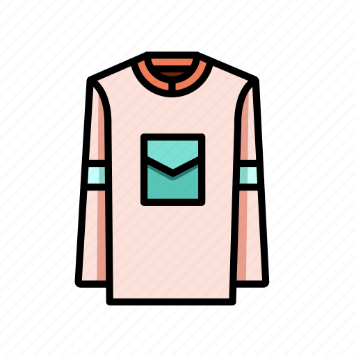 Bubblegum, clothes, fashion, jumper, pastel, pink, soft icon - Download on Iconfinder