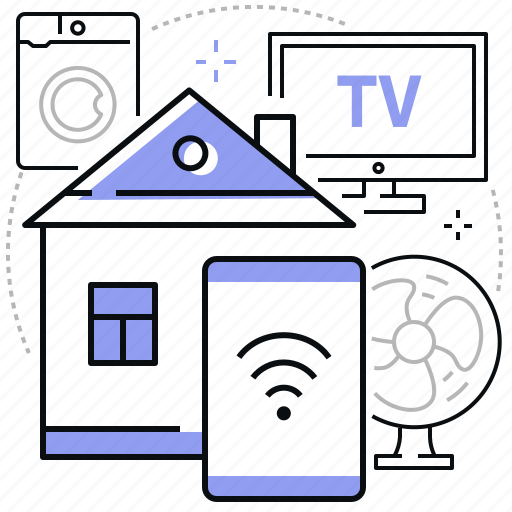 Wifi, gadgets, technology, smart house icon - Download on Iconfinder