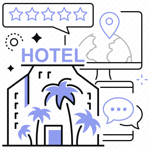 Vacation, abroad, resort, hotel raitings icon - Download on Iconfinder