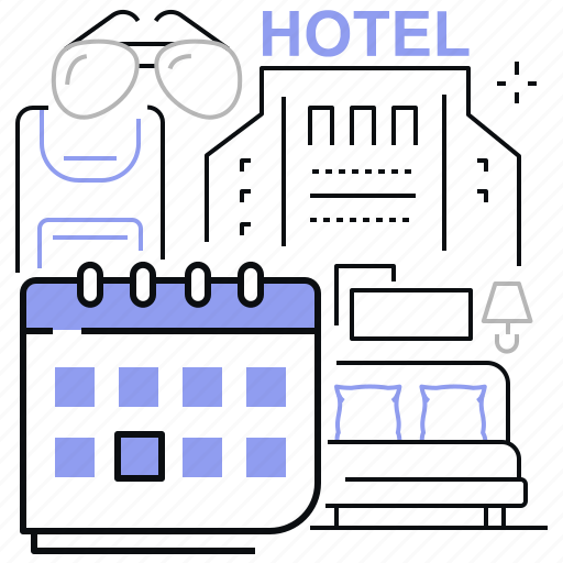 Hotel, tour, resort, vacation time icon - Download on Iconfinder