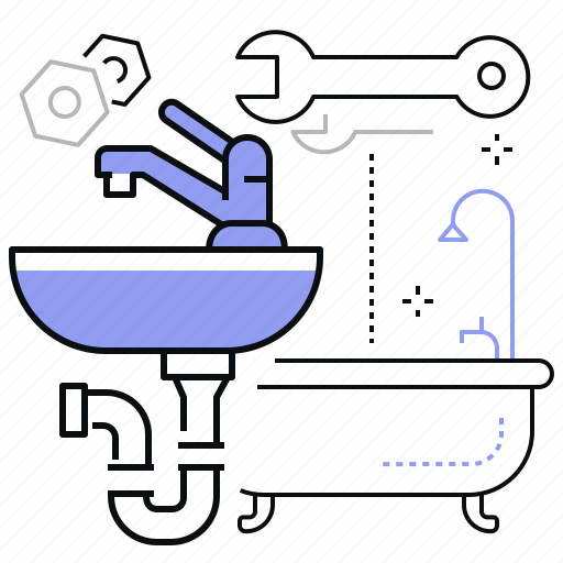Sink, bathroom, screwdriver, plumbing services icon - Download on Iconfinder