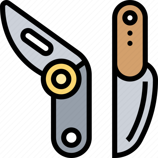 Knife, pocket, blade, cut, folding icon - Download on Iconfinder