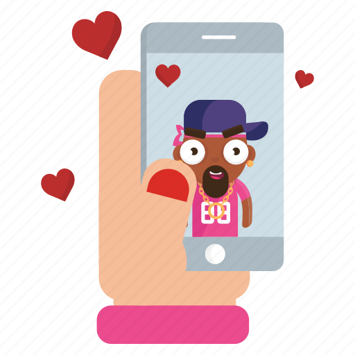 Emoji, emoticon, hiphop, love, man, profile, sticker icon - Download on Iconfinder