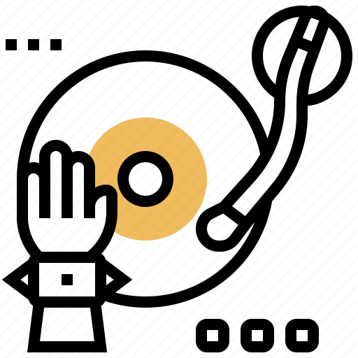 Dj, music, record, stereo, turntable icon - Download on Iconfinder