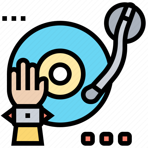 Dj, music, record, stereo, turntable icon - Download on Iconfinder
