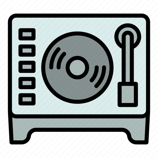 Disc, music, party, player, retro, vinyl icon - Download on Iconfinder