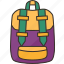 backpack, bag, student, travel, journey 