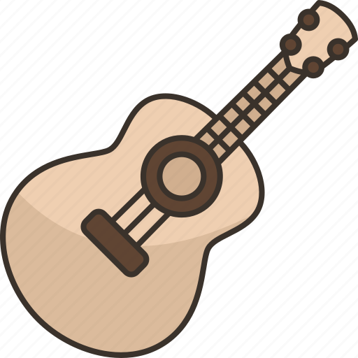 Guitar, acoustic, string, music, instrument icon - Download on Iconfinder