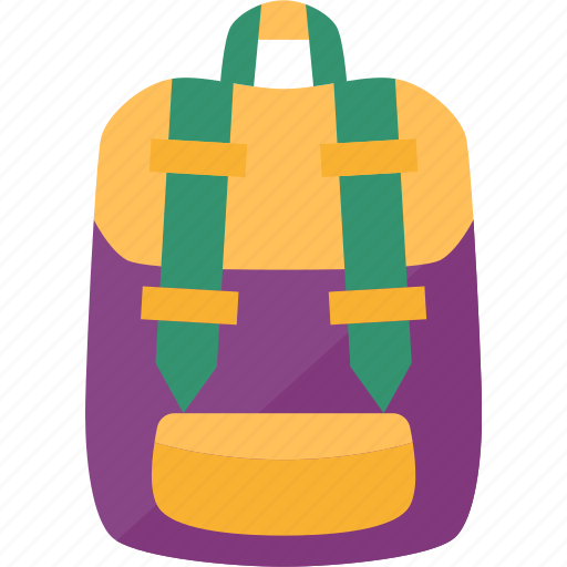 Backpack, bag, student, travel, journey icon - Download on Iconfinder