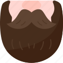 beard, mustache, hair, male, facial