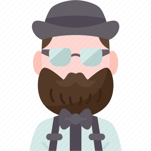 Gentleman, man, beard, vintage, hipster icon - Download on Iconfinder