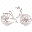 bicycle, bike, commuter, cruiser, cycle, vintage 