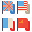 allies, flag, country, nation 