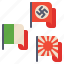 axis, flag, war, alliance 