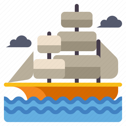 Barque, ship, transport, travel icon - Download on Iconfinder
