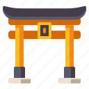 torii, gate, landmark, architecture