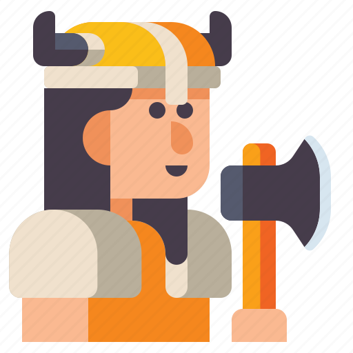 Viking, woman, avatar, female icon - Download on Iconfinder