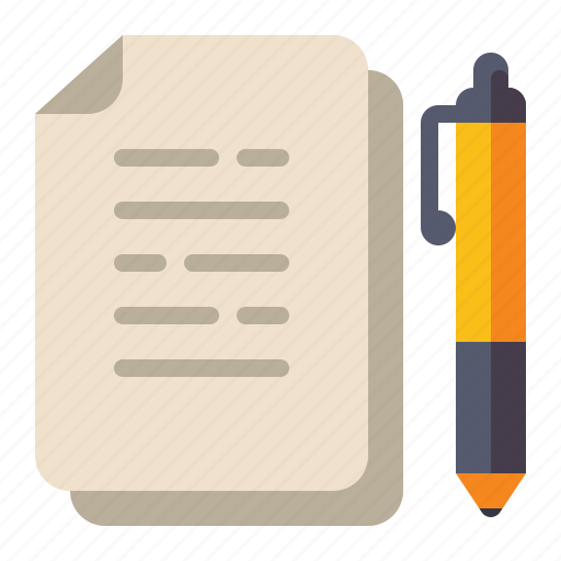 Written, documents, document, paper icon - Download on Iconfinder