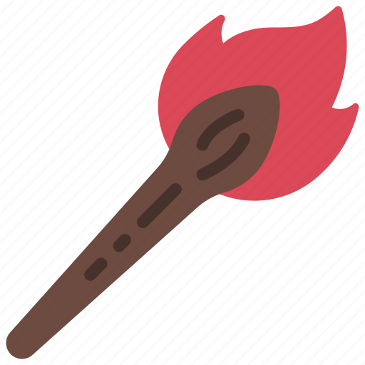 Fire, torch, historical, flame icon - Download on Iconfinder