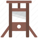guillotine, historical, french, death, sentence