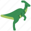 parasaurolophus, dinosaur, historical, jurassic, dino 