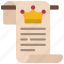 royal, scroll, historical, royalty, crown 