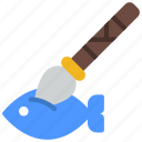 spear, fishing, historical, fish, weapon