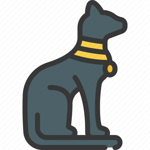 Ancient, egyptian, cat, historical, egypt, animal icon - Download on Iconfinder