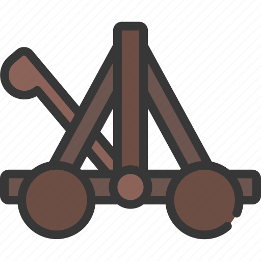 Catapult, historical, war, weapon, catapulting icon - Download on Iconfinder