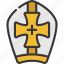 pope, hat, historical, church, religion 